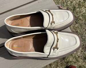 Sam Edelman Laurs Lug Sole Loafer in Modern Ivory